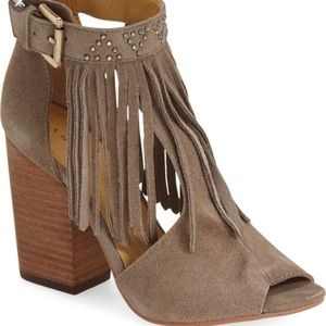 Chinese laundry fringe booties 9